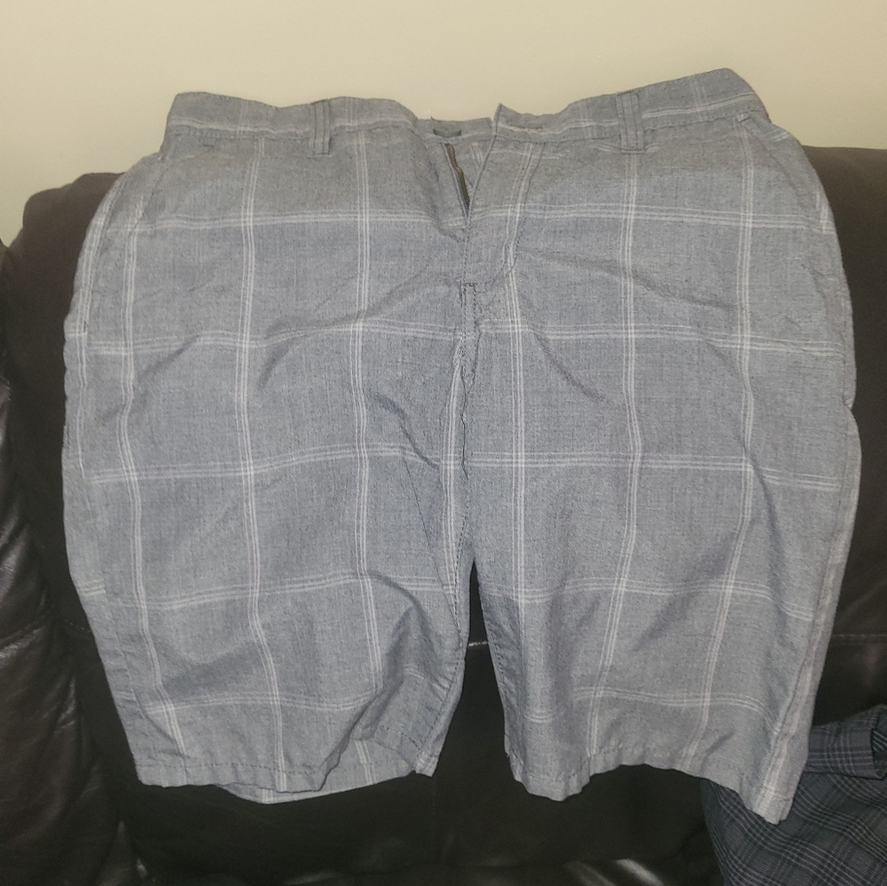 Grey Patterned Shorts